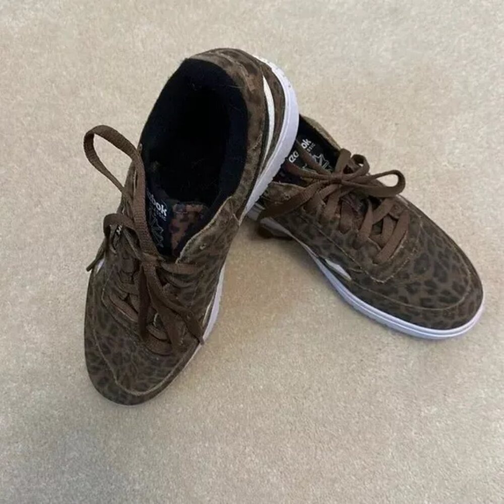 Reebok Club C Double Revenge FW7952 Wmns Size 10 Animal Leopard Print